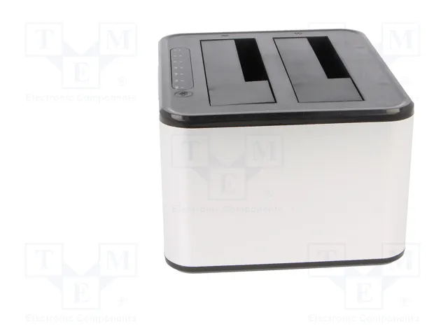 QOLTEC Estación de acoplamiento USB 3.0 Plata QOLTEC Estación de acoplamiento USB 3.0 Plata