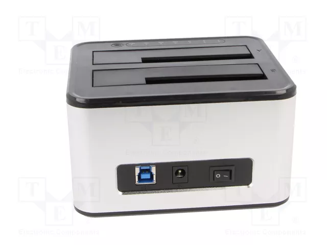 QOLTEC Estación de acoplamiento USB 3.0 Plata QOLTEC Estación de acoplamiento USB 3.0 Plata