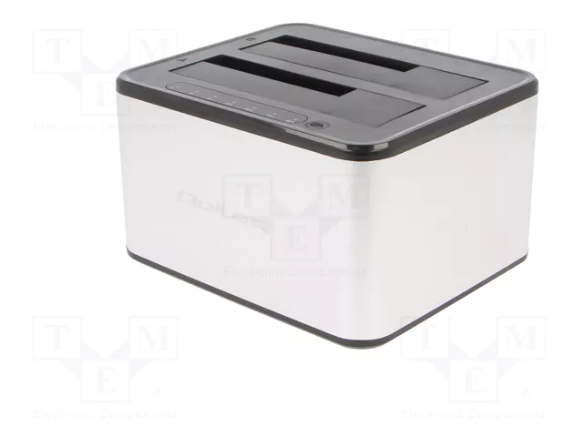 QOLTEC Estación de acoplamiento USB 3.0 Plata QOLTEC Estación de acoplamiento USB 3.0 Plata