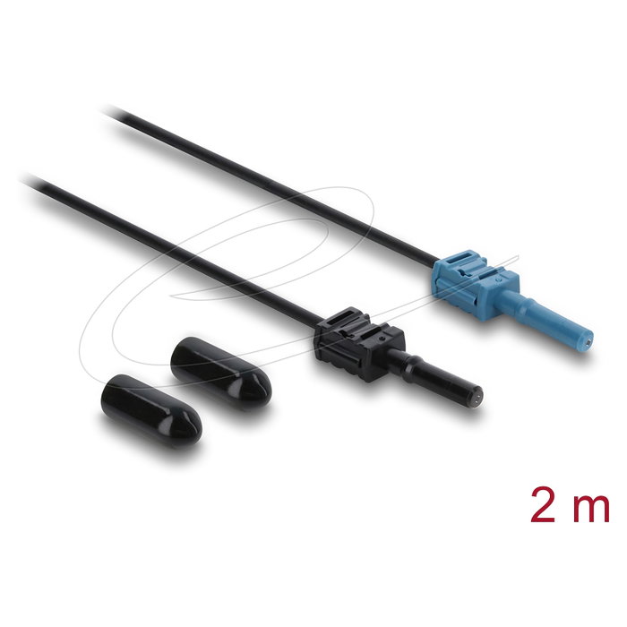DeLOCK 91024 Cable de fibra óptica LWL POF Multimodo 2 m DeLOCK 91024 Cable de fibra óptica LWL POF Multimodo 2 m