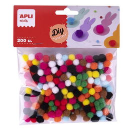 Pom Pom Apli Mini Surtidos Bolsa De 200 (Set de 5)