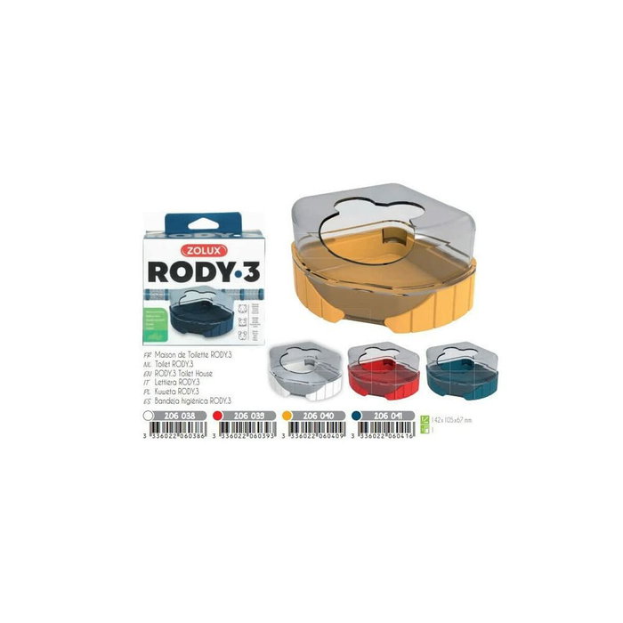 Zolux Arenero Rody3 Rodylounge Granadina para Roedores Pequeños