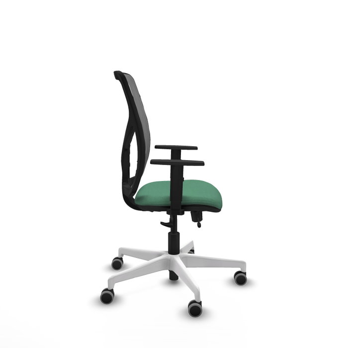 PIQUERAS Y CRESPO Silla de oficina Motilla con mecanismo Sincro/Traslack, Verde esmeralda y Gris PIQUERAS Y CRESPO Silla de oficina Motilla con mecanismo Sincro/Traslack, Verde esmeralda y Gris