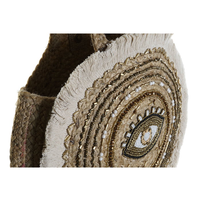 DKD Home Decor Surtido de 2 Bolsos de Yute MODA YUTE 36x36x12 cm