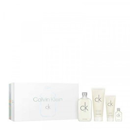 Calvin Klein Set CK One Eau de Toilette 200 ml con loción, gel y miniatura