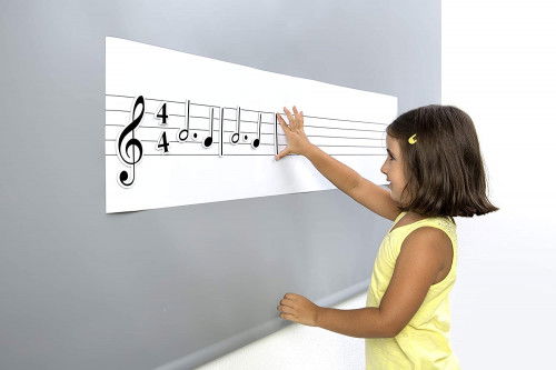 Miniland Pizarra Musical Pautada con Figuras Magnéticas - NOTES 94120