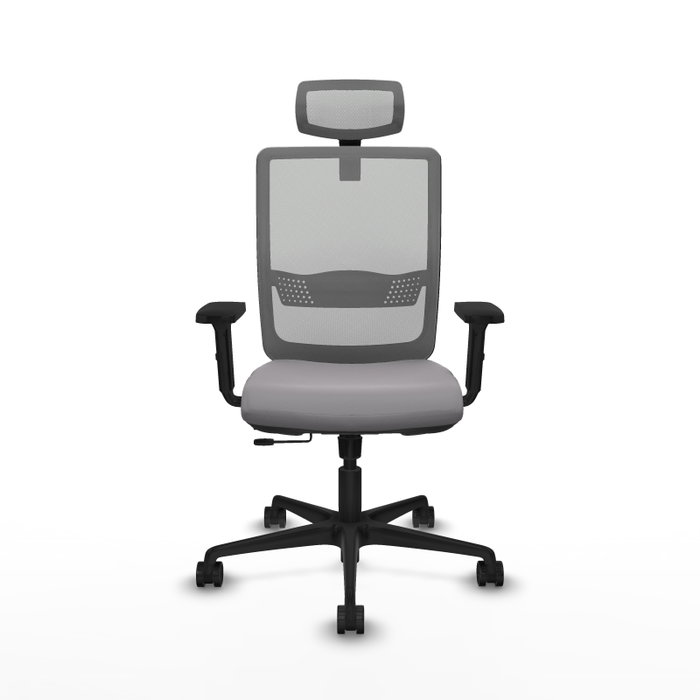 PIQUERAS Y CRESPO Silla de oficina Haches Gris con Mecanismo Sincro/Traslack PIQUERAS Y CRESPO Silla de oficina Haches Gris con Mecanismo Sincro/Traslack