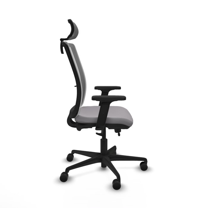 PIQUERAS Y CRESPO Silla de oficina Haches Gris con Mecanismo Sincro/Traslack PIQUERAS Y CRESPO Silla de oficina Haches Gris con Mecanismo Sincro/Traslack