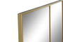 DKD Home Decor Espejo de Hierro y Cristal Dorado 90x180 cm