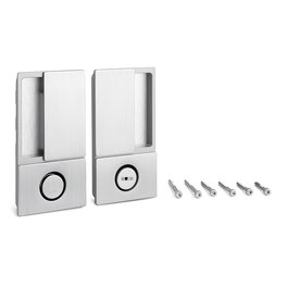 CERRAD/PICAP. MAGNETICOS Manilla WAVE para Puerta Corredera con Cierre de Baño - Enrasada en Cromo Satinado, Negro Mate o Blanco Mate