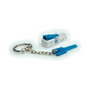 ROLINE Conector Modular RJ-45 Bloqueable con Llave, Transparente