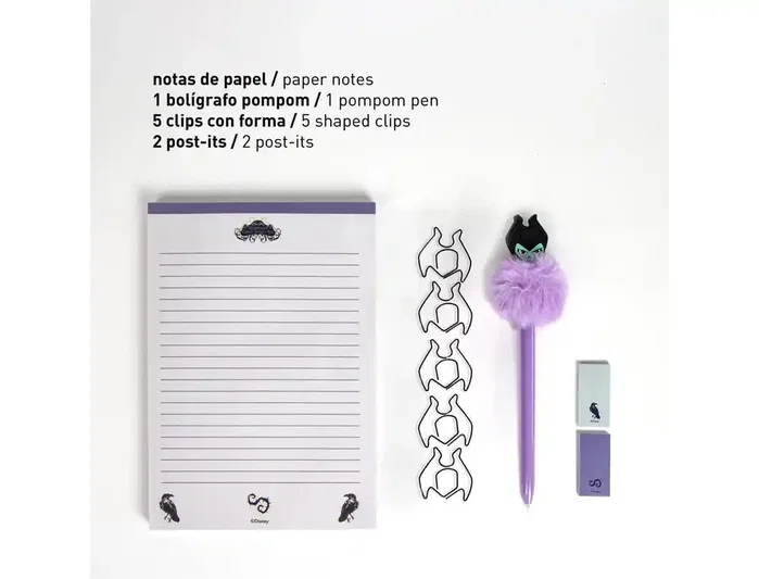 Cerdá Set de Papelería Disney Villanas