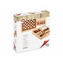 Cayro Juego de Marquetería de Ajedrez, Damas y Backgammon en Madera