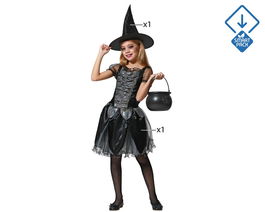 Disfraz para Niños Negro Bruja