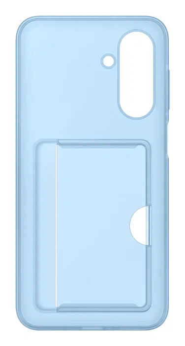Samsung EF-OA176TLEGWW - Funda Transparente Album para Cartas compatible con Galaxy A17 4G y A17 5G (Azul)