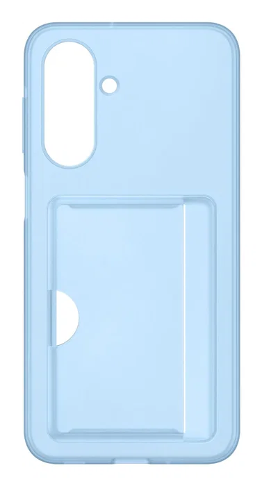 Samsung EF-OA176TLEGWW - Funda Transparente Album para Cartas compatible con Galaxy A17 4G y A17 5G (Azul)