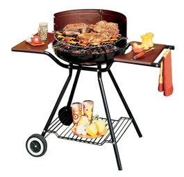 BAMBU Barbacoa de Chapa S.TROPEZ 54 cm con Ruedas