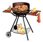 BAMBU Barbacoa de Chapa S.TROPEZ 54 cm con Ruedas