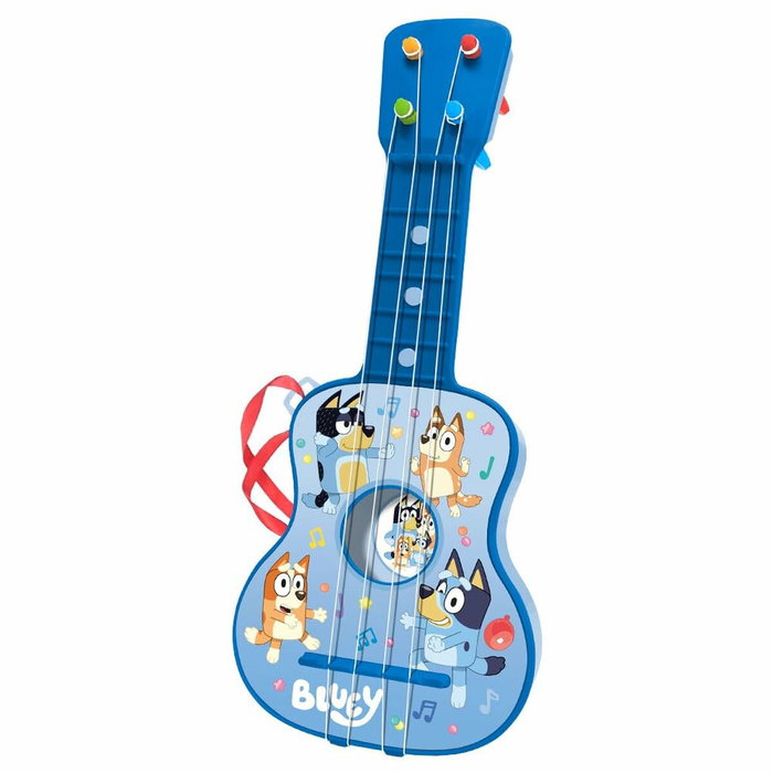 Reig Guitarra de 4 cuerdas con estuche Bluey