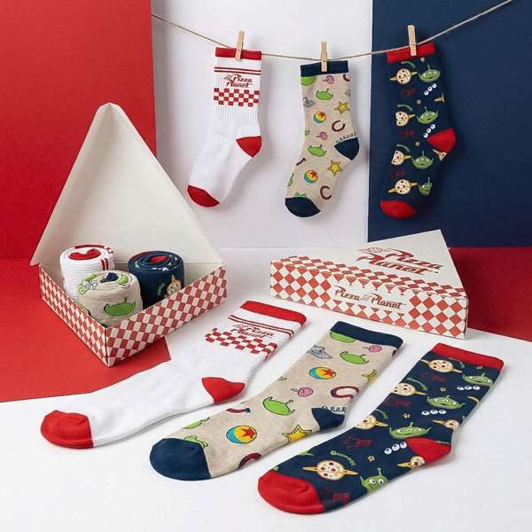 Cerdá Pack de 3 pares de calcetines Toy Story talla 38-45 Cerdá Pack de 3 pares de calcetines Toy Story talla 38-45