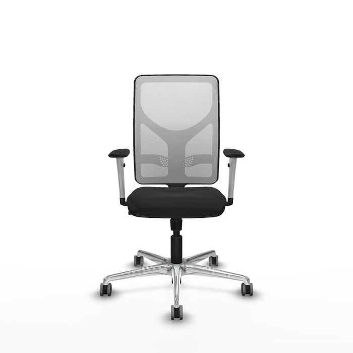 PIQUERAS Y CRESPO Silla de oficina Motilla con mecanismo Sincro, Similpiel Negro y Malla Blanca PIQUERAS Y CRESPO Silla de oficina Motilla con mecanismo Sincro, Similpiel Negro y Malla Blanca