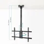 Tooq Soporte Techo TV LPCE1186TSLI-B Giratorio Inclinable Nivelable para Pantallas 43-86" VESA 200x200-600x400 hasta 60kg Negro