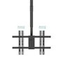 Tooq Soporte Techo TV LPCE1186TSLI-B Giratorio Inclinable Nivelable para Pantallas 43-86" VESA 200x200-600x400 hasta 60kg Negro