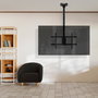 Tooq Soporte Techo para Pantallas de hasta 86 Pulgadas Vesa 200x200-600x400mm Negro