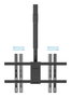 Tooq Soporte Techo para Pantallas de hasta 86 Pulgadas Vesa 200x200-600x400mm Negro