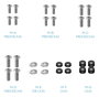 Tooq Soporte Techo para Pantallas de hasta 86 Pulgadas Vesa 200x200-600x400mm Negro