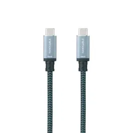 Nano Cable 10.01.4102-COMB Cable USB 3.1 Tipo-C Macho a Tipo-C Macho, 100W, 10Gbps, 2m, Gris y Negro