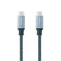 Nanocable Cable USB-C a USB-C 100W 10Gbps 2m Gris/Negro