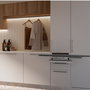 Emuca Lote de 10 tiradores para mueble Orlando, L178mm, intereje 128mm, Acero, Níquel satinado