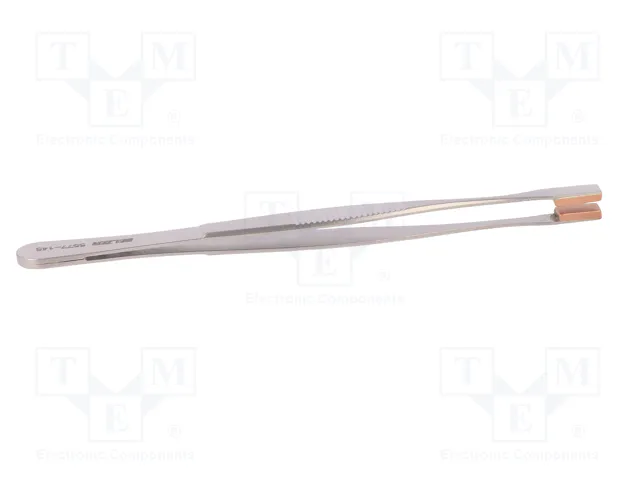 LINDSTRÖM Pinza recta de 145mm con punta de espátula