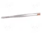 LINDSTRÖM Pinza recta de 145mm con punta de espátula