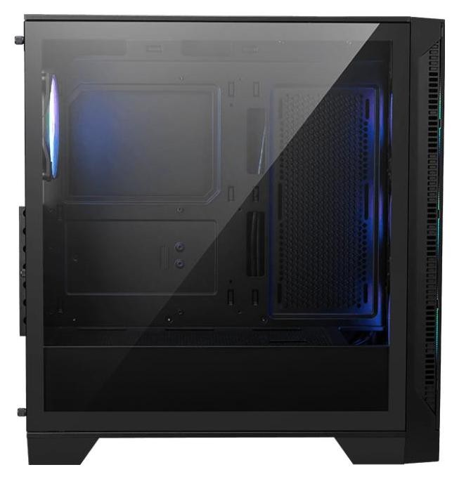 MSI MAG Forge 321R Airflow Mid Tower ATX, USB 3.2 Gen 1, 3 Ventiladores RGB, Máx GPU 390mm, Negro