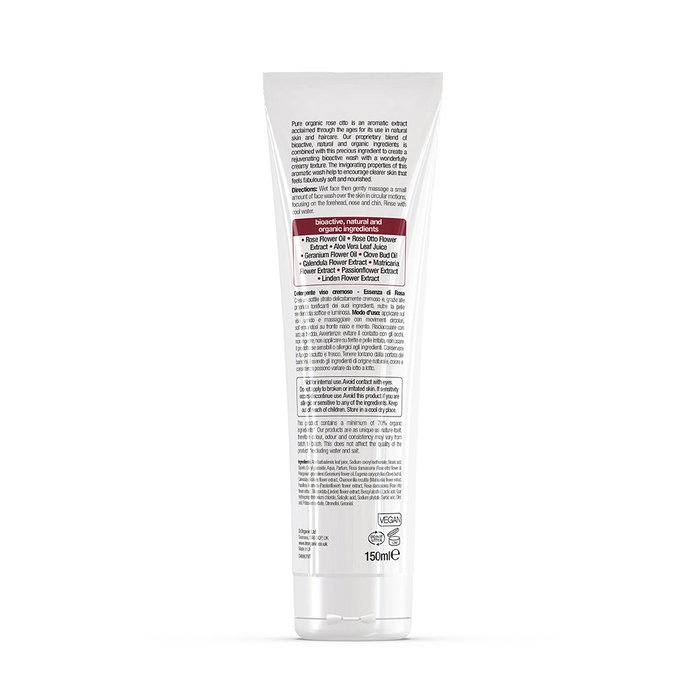 DR. ORGANIC Limpiador Facial Piel Madura Rosa de Otto 150ml