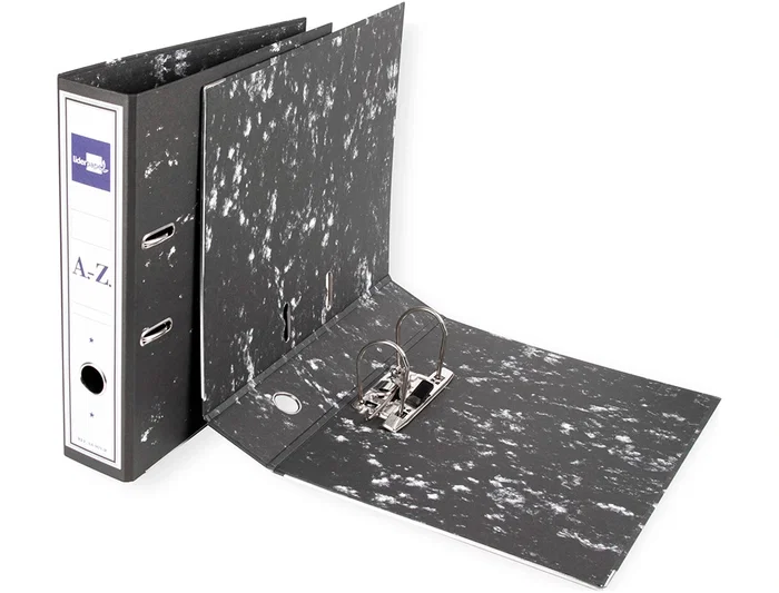 Liderpapel Archivador de Palanca DIN A4 Negro Mecanismo 75mm Cartón Forrado con Rado Liderpapel Archivador de Palanca DIN A4 Negro Mecanismo 75mm Cartón Forrado con Rado