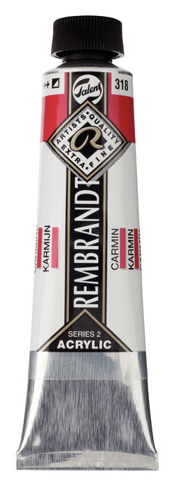 Rembrandt Pintura Acrílica Carmín 318 en Tubo de 40 ml Rembrandt Pintura Acrílica Carmín 318 en Tubo de 40 ml