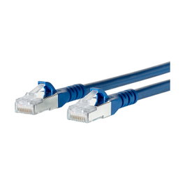 METZ CONNECT Patchkabel S/FTP Cat.6A Azul 0,5m