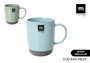 La Mediterranea Tazas Black Clay 410ml Surtido de 24 unidades
