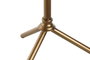 DKD Home Decor Reloj de Sobremesa Metal y Cristal Dorado