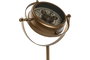 DKD Home Decor Reloj de Sobremesa Metal y Cristal Dorado