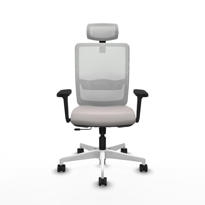 PIQUERAS Y CRESPO Silla de oficina Haches Blanca con Mecanismo Sincro/Traslack PIQUERAS Y CRESPO Silla de oficina Haches Blanca con Mecanismo Sincro/Traslack
