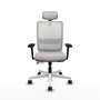 PIQUERAS Y CRESPO Silla de oficina Haches Blanca con Mecanismo Sincro/Traslack