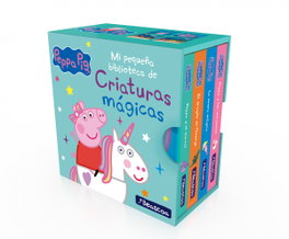 BEASCOA Mi pequeña biblioteca de criaturas mágicas: Sirenas, unicornios, narvales y dragones (Peppa Pig)