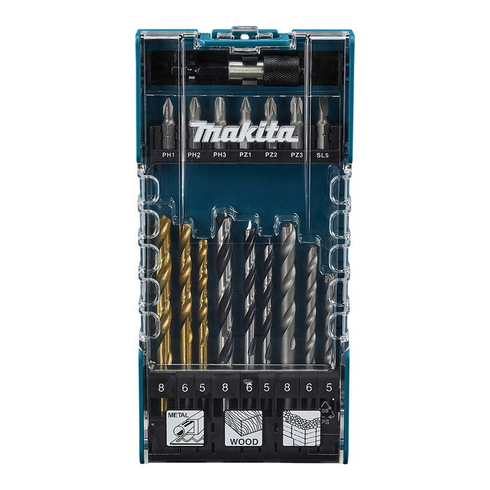 Makita Juego de brocas y puntas de 17 piezas Makita Juego de brocas y puntas de 17 piezas