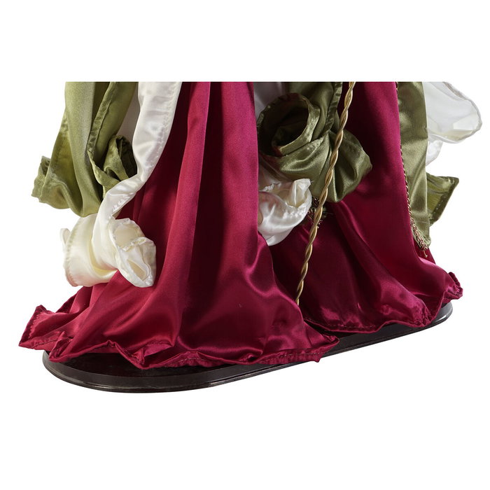 DKD Home Decor Nacimiento de Poliéster 48x28x90 Rojo, Verde y Blanco DKD Home Decor Nacimiento de Poliéster 48x28x90 Rojo, Verde y Blanco