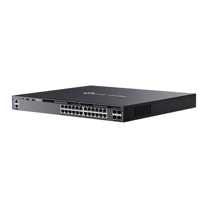 TP-Link Switch Omada SG6428X Gestionado L3, 24 Puertos Gigabit Ethernet, 4 Ranuras SFP+, Montaje Rack 1U TP-Link Switch Omada SG6428X Gestionado L3, 24 Puertos Gigabit Ethernet, 4 Ranuras SFP+, Montaje Rack 1U