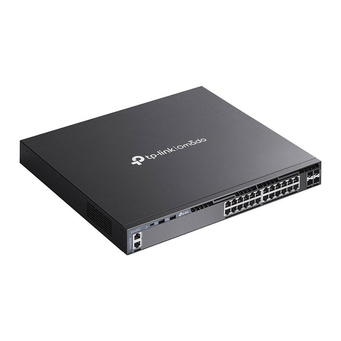 TP-Link Switch Omada SG6428X Gestionado L3, 24 Puertos Gigabit Ethernet, 4 Ranuras SFP+, Montaje Rack 1U TP-Link Switch Omada SG6428X Gestionado L3, 24 Puertos Gigabit Ethernet, 4 Ranuras SFP+, Montaje Rack 1U